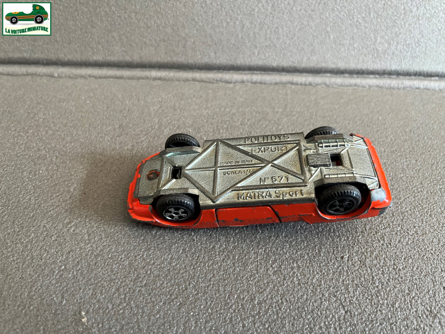 Ancienne Miniature Voiture Matra Sport 571 Politoys Export Epave 1/43