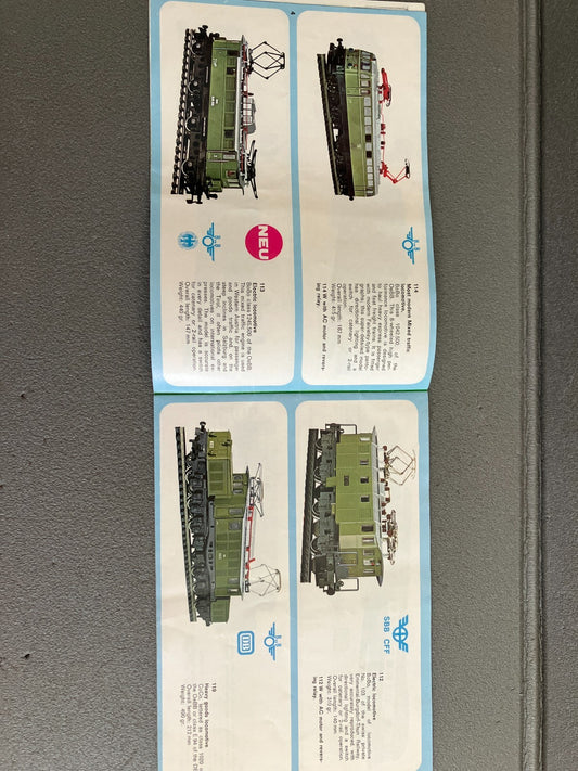 Livre Revue Modélisme Ferroviaire Catalogue Liliput Modellbahn HO