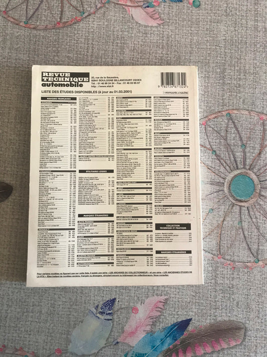 Livre Revue Technique Automobile Fiat Tipo Tempra ETAI