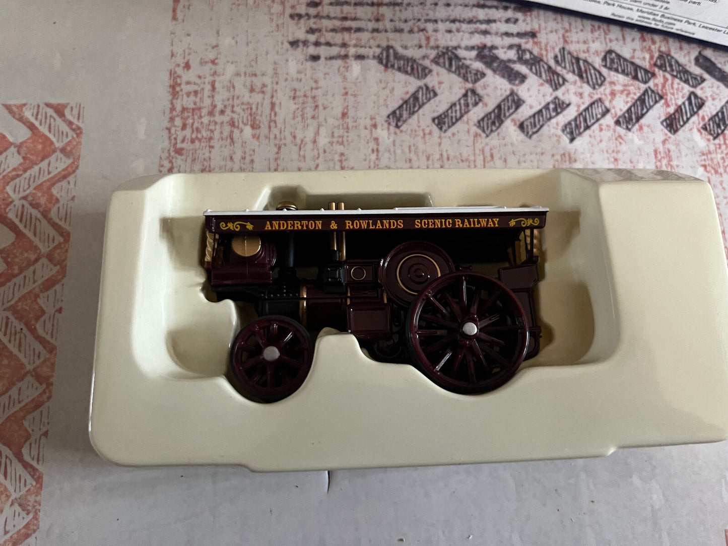 Voiture Miniature Cirque Burrel Showman's Steam Wagon Railway LLedo 1/76