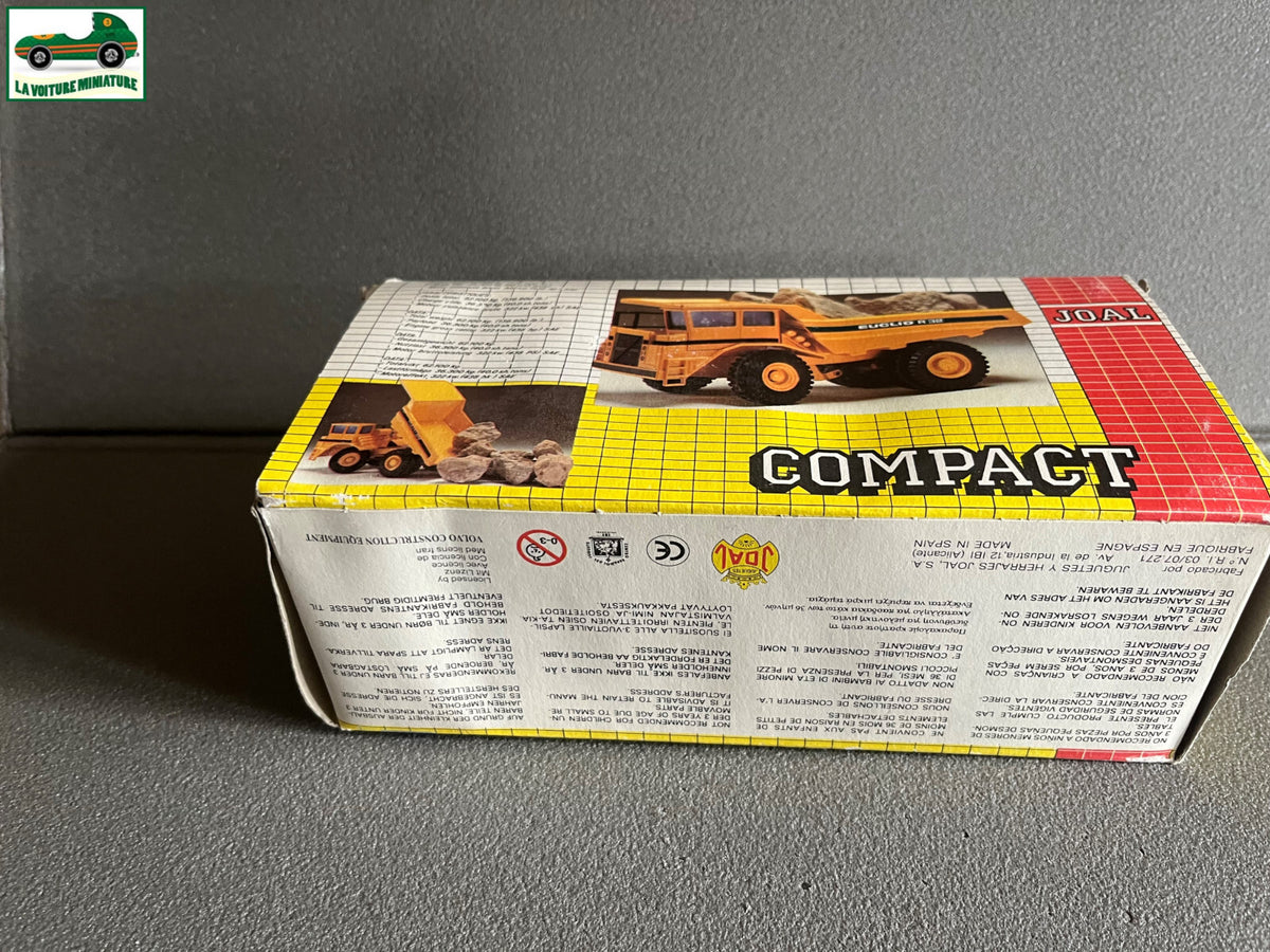 Miniature Véhicule de chantier Camion Benne Euclid R32 Joal 1/50
