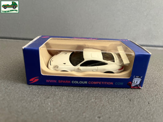 Voiture Miniature Porsche 911 GT3 Cup 2015 White Sparky Spark 1/64