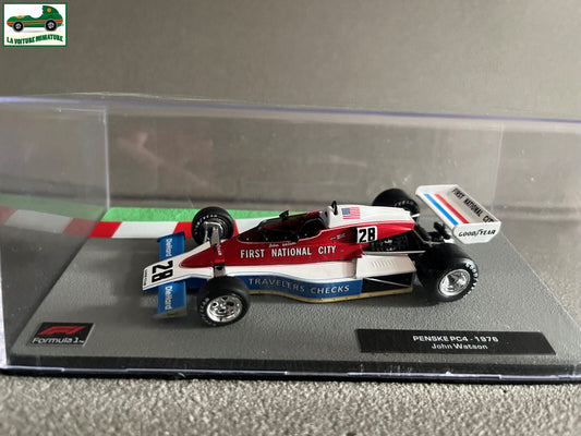 Voiture miniature Formule 1 F1 Penske PC4 1976 Watson au 1/43