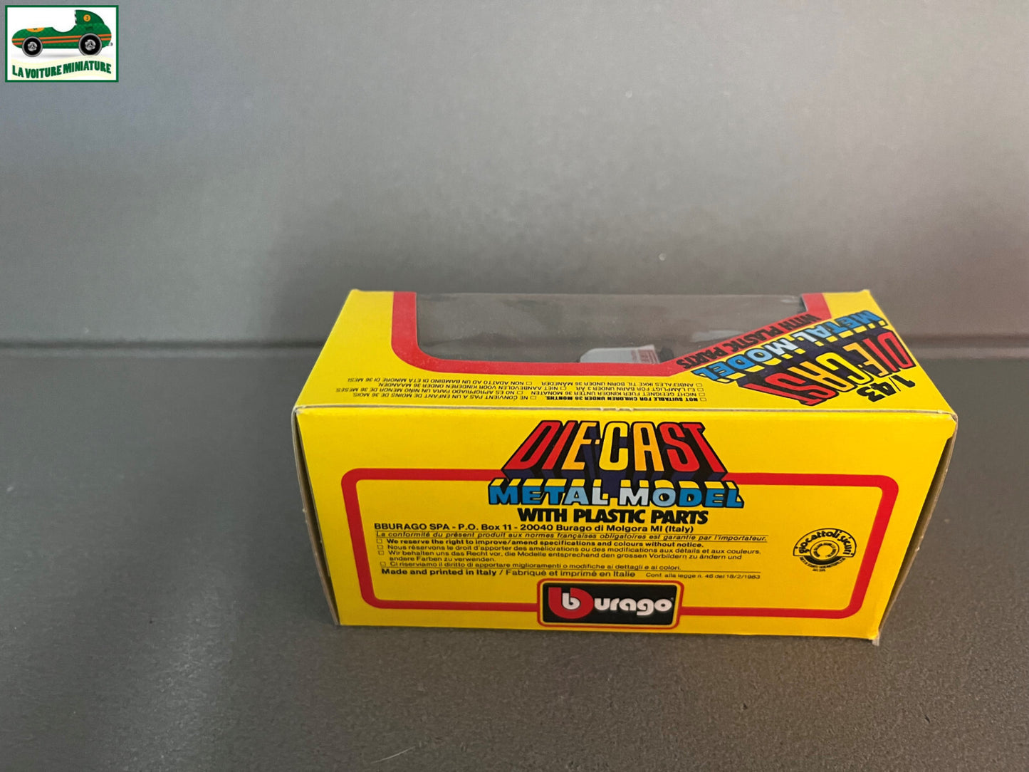 Voiture miniature Lancia Stratos Pirelli cod. 4166 Burago au 1/43