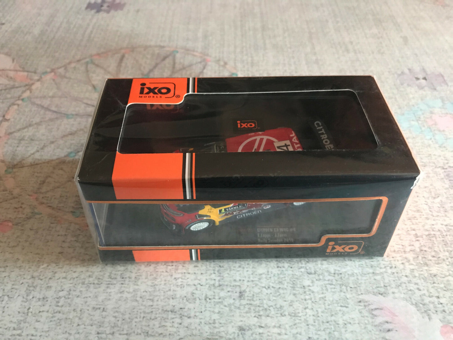 Voiture Miniature Citroen C3 WRC Lappi Rallye Suede 2019 Ixo 1/43