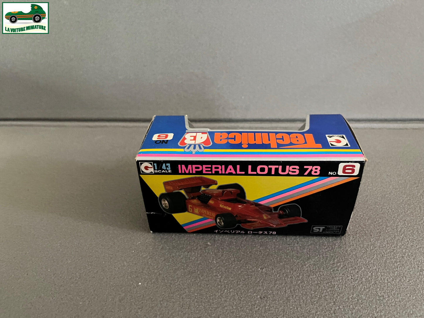 Voiture Miniature Formule 1 F1 Imperial Lotus 78 Technica Japan au 1/43