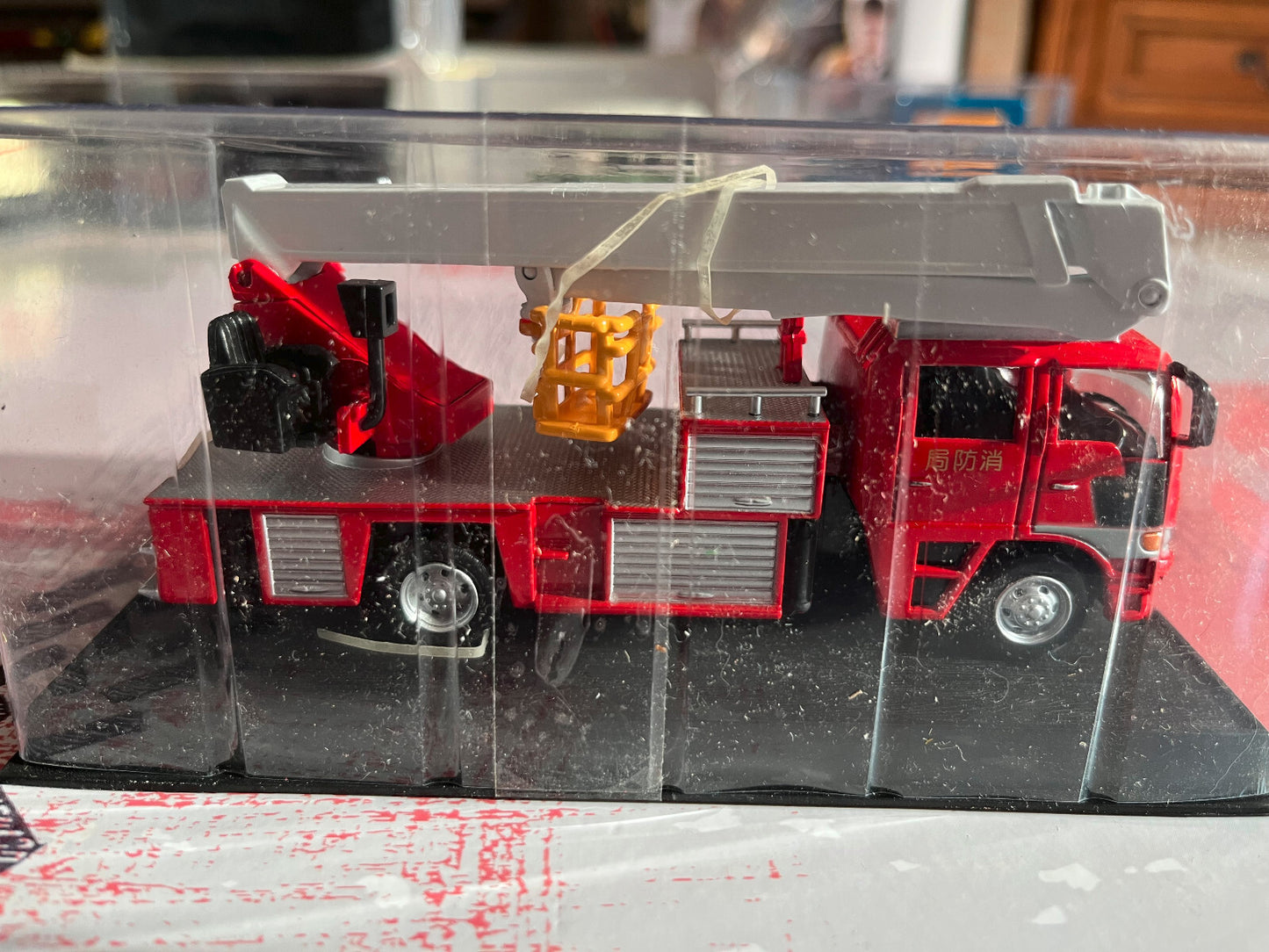 Voiture Miniature Camion Pompiers 1995 Morita Gyro Snorkel MSB 1/64 Delprado