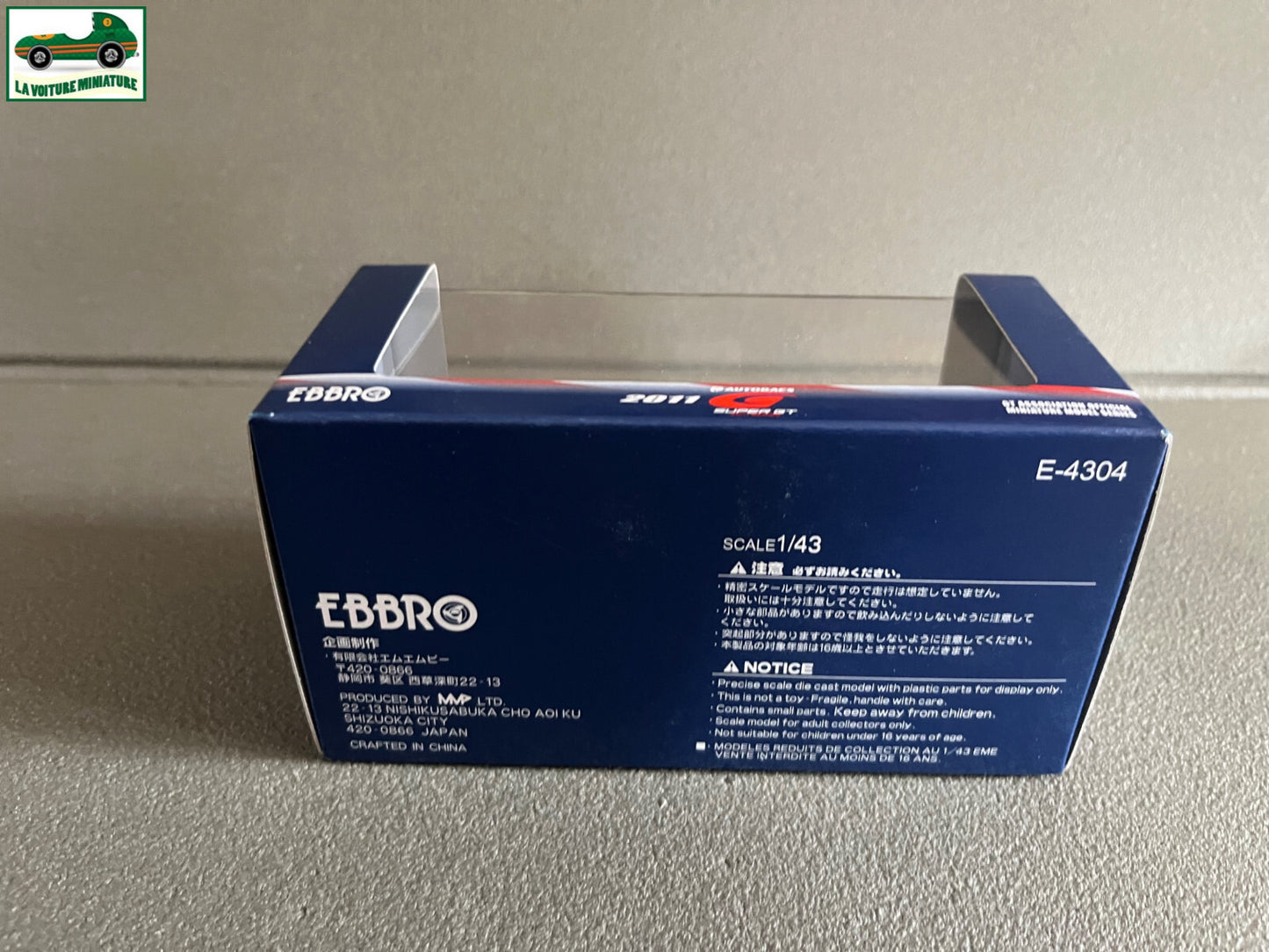Voiture Miniature WedsSport Advan SC430 Super GT500 2011 Ebbro au 1/43