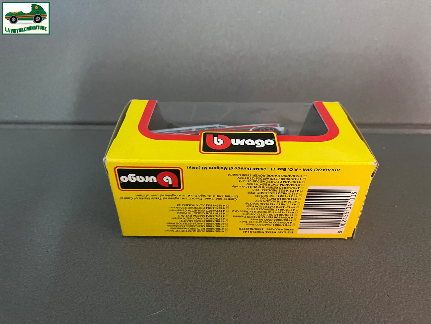 Voiture miniature Range Rover Team Castrol cod. 4156 Burago au 1/43