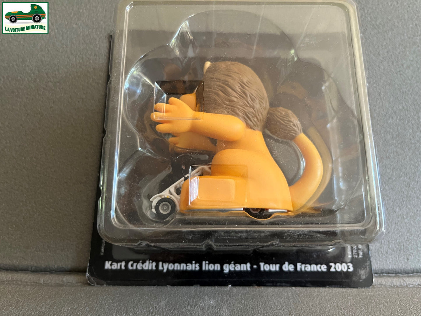 Voiture Miniature Kart Crédit Lyonnais Lion Tour de France 2003 Vélo Norev 1/43