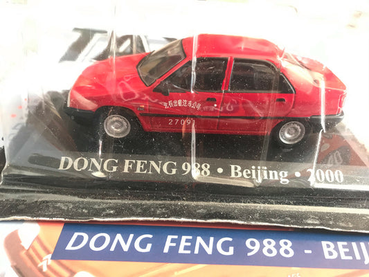 Voiture Miniature Dong Feng 988 Beijing 2000 Citroen Taxi Du Monde 1/43 Altaya