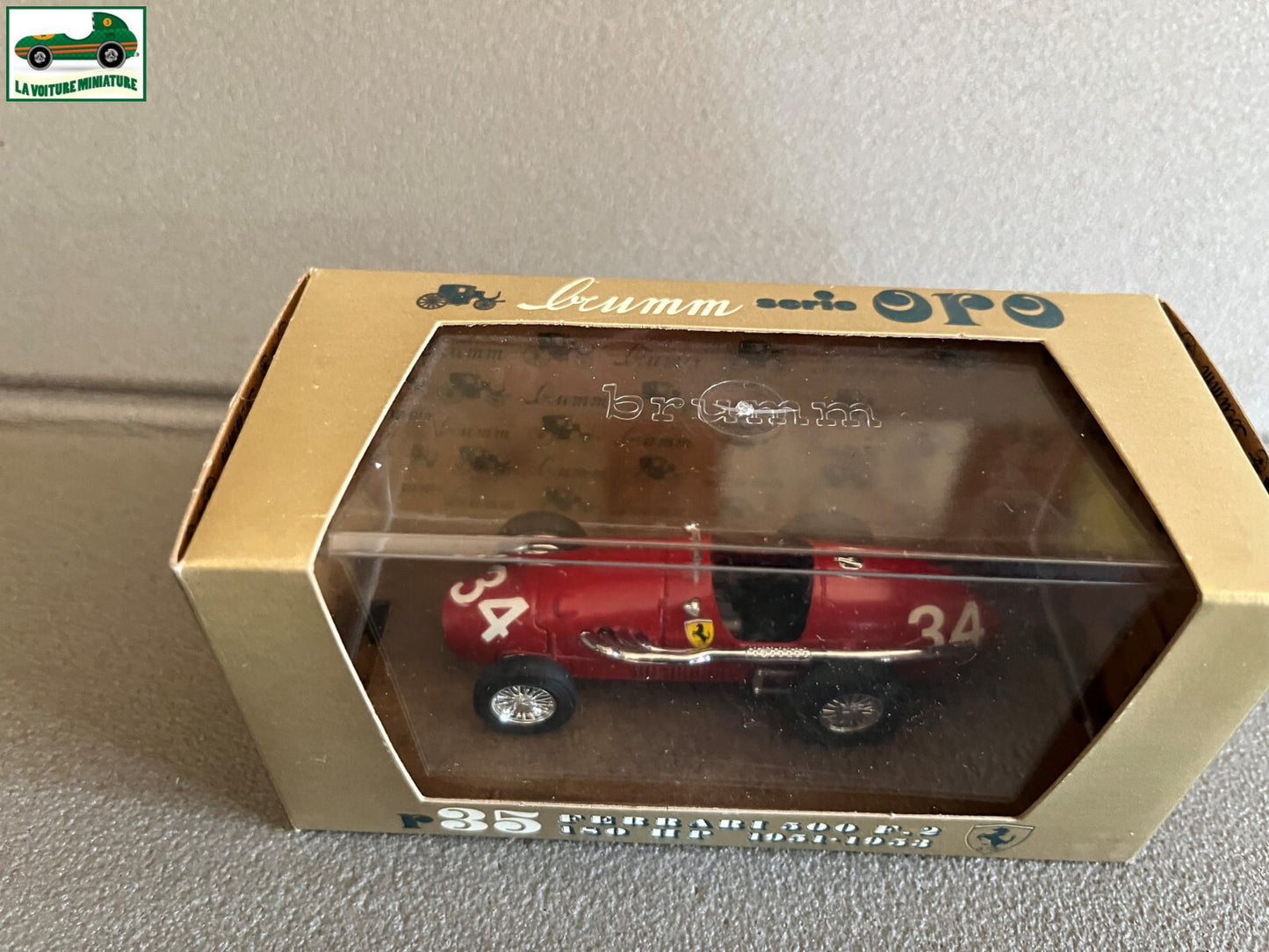 Voiture Miniature Ferrari 500 F2 Brumm au 1/43