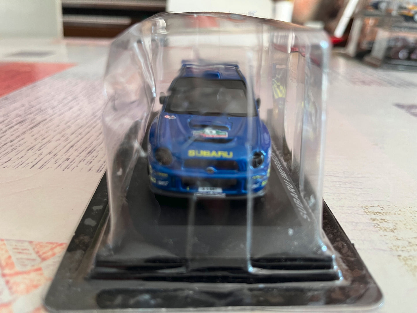 Voiture miniature Rallye Subaru Impreza WRC New Zealand Rally 2001 Altaya 1/43