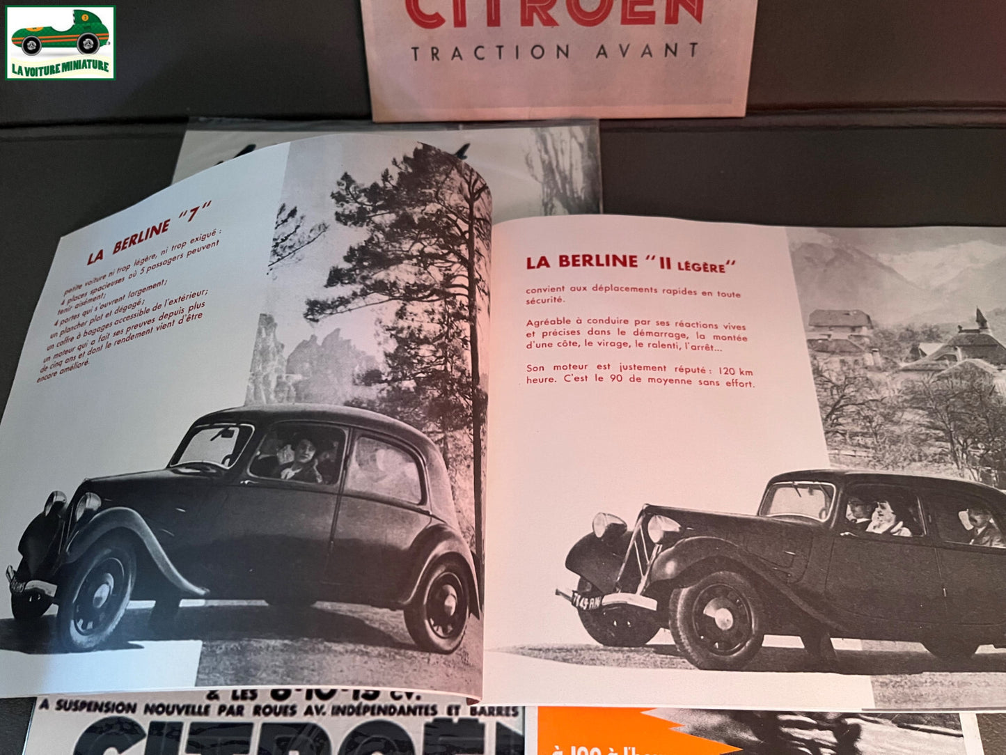 Voiture Miniature Lot Documentation Revue Carte Citroen Traction Atlas Editions
