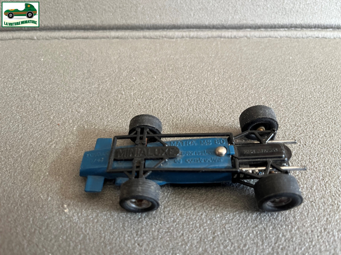Ancienne Miniature Voiture Plastique Matra MS80 Minialuxe France 1/43 Epave