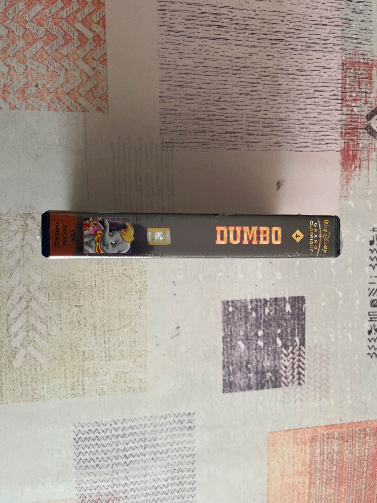 Cassette Magnétoscope VHS Walt Disney Grand Classique Dumbo 2001 Sous Blister