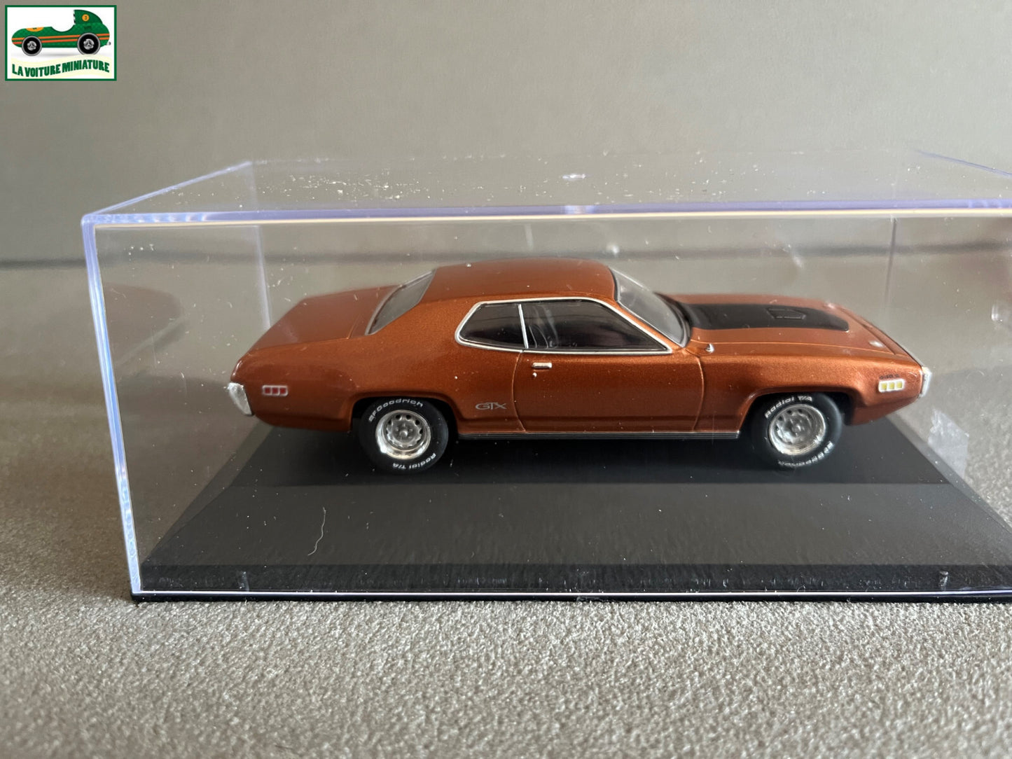 Voiture Miniature American Cars Plymouth GTX Coupé 1971 Altaya 1/43