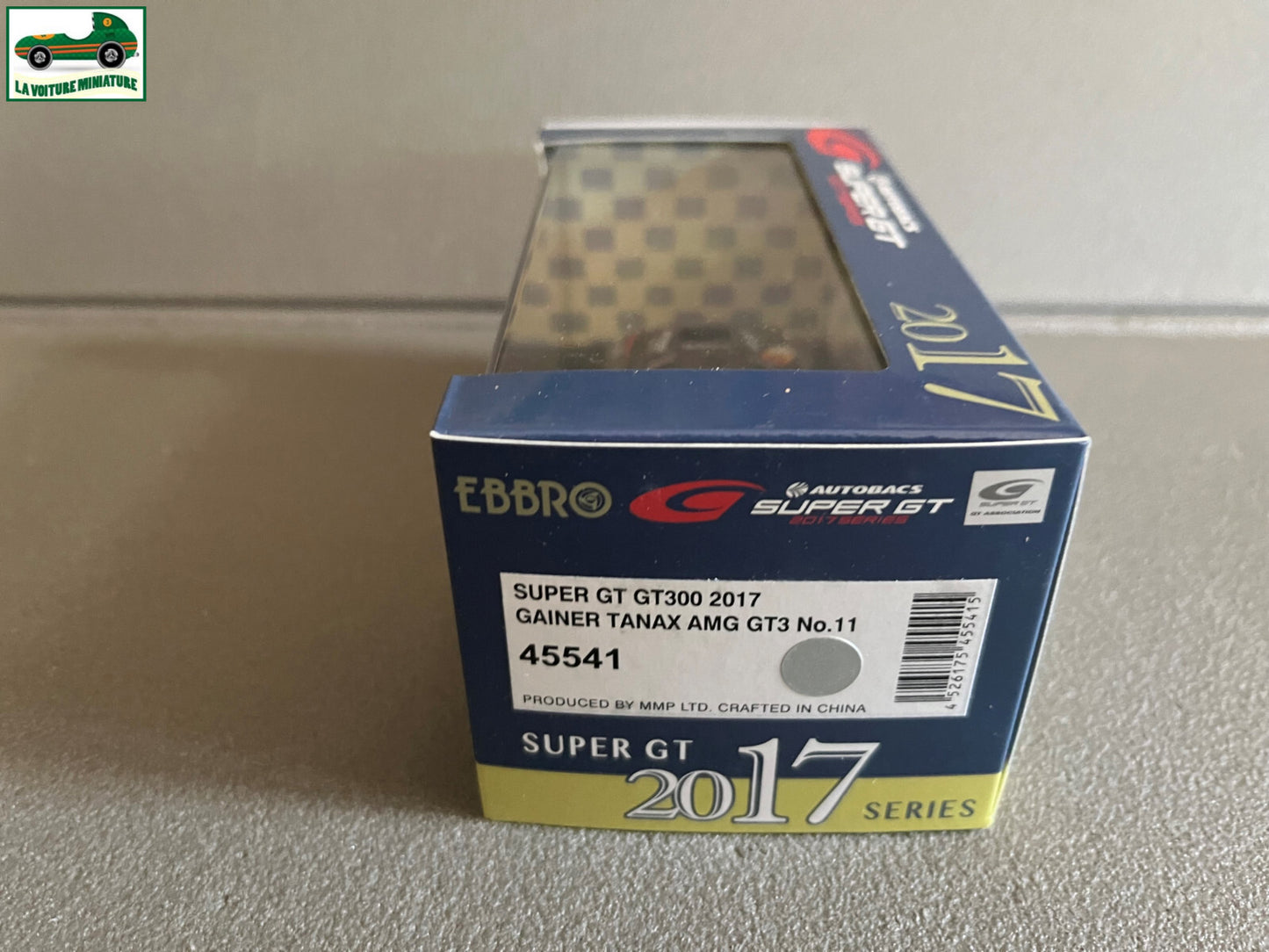Voiture Miniature Gainer Tanax AMG GT3 Super GT300 2017 Ebbro au 1/43
