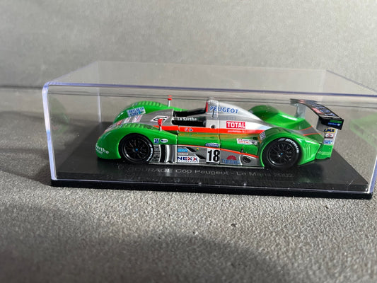 Voiture Miniature Courage C60 Peugeot Le Mans 2002 Spark Hachette 1/43