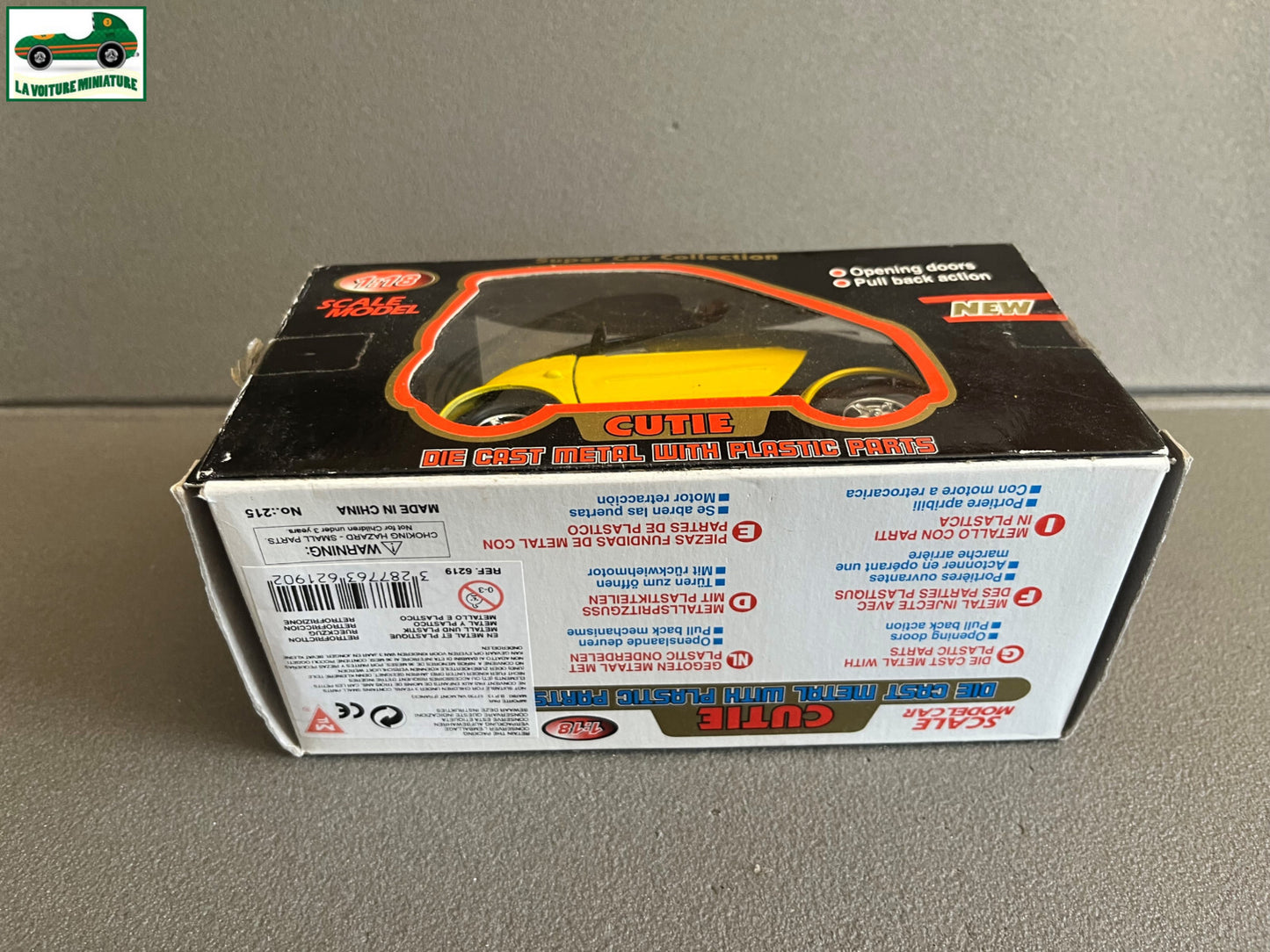Voiture miniature Smart 1ère Version Cutie au 1/18