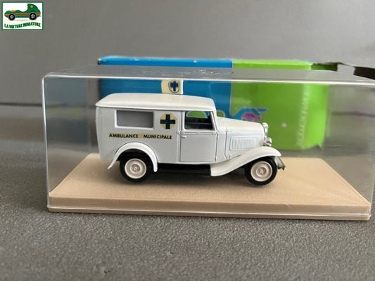 Voiture miniature Citroen 500 Kg Ambulance Eligor France 1/43
