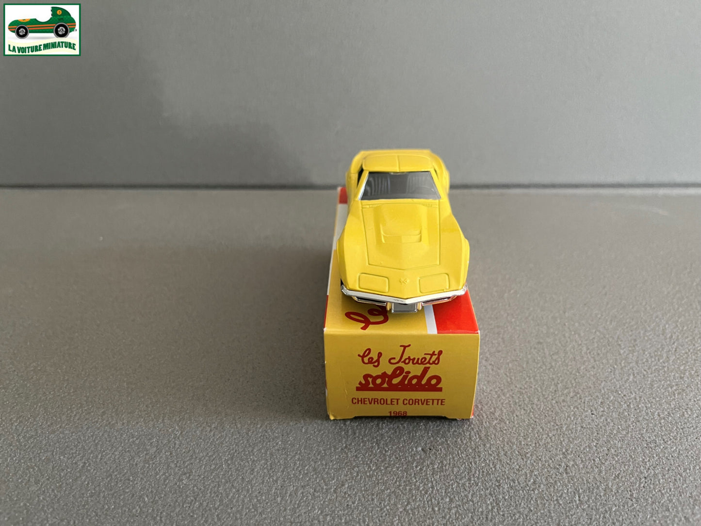 Voiture Miniature Chevrolet Corvette 1968 Solido Hachette 1/43
