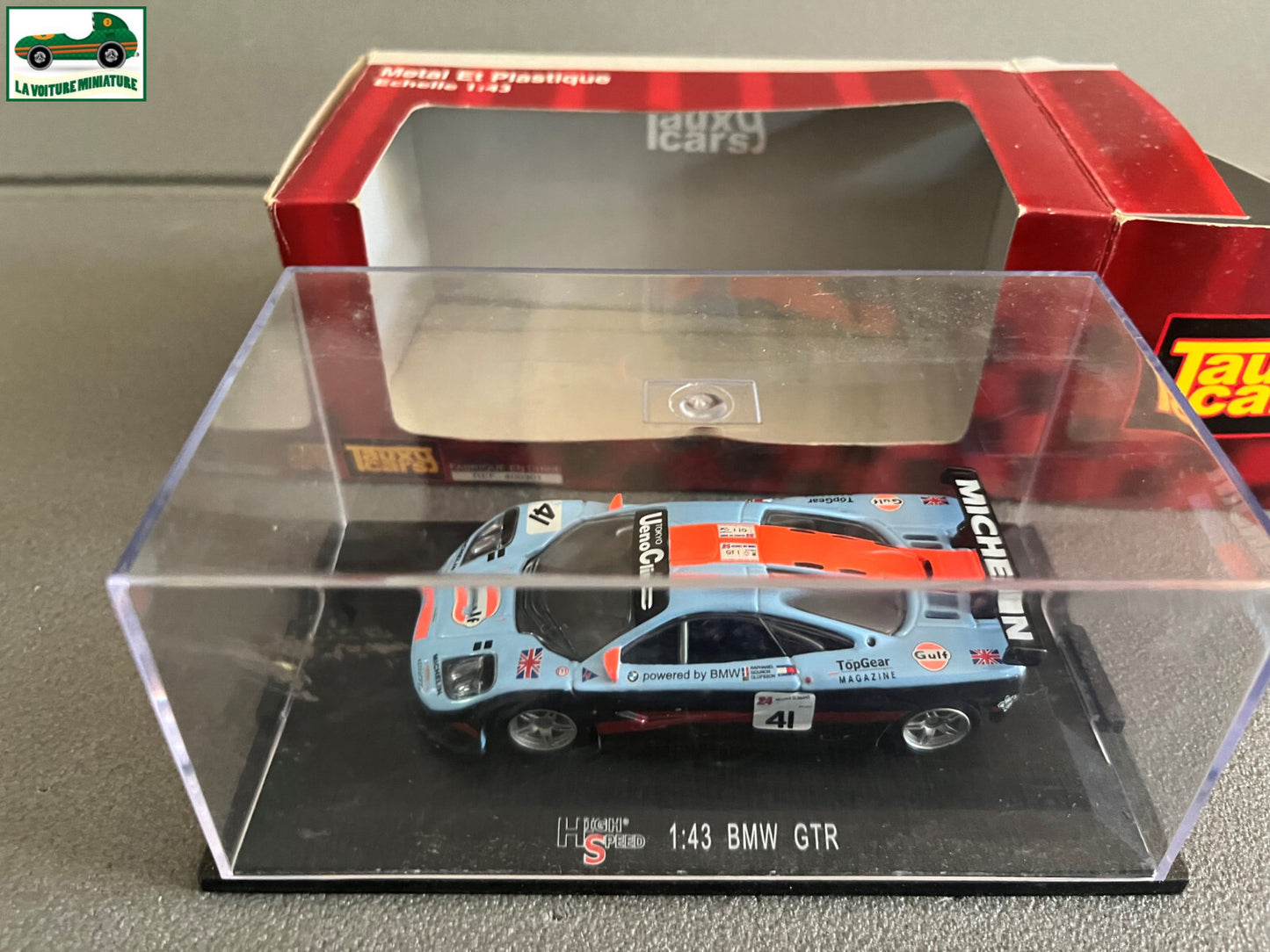 Voiture Miniature BMW GTR High Speed au 1/43