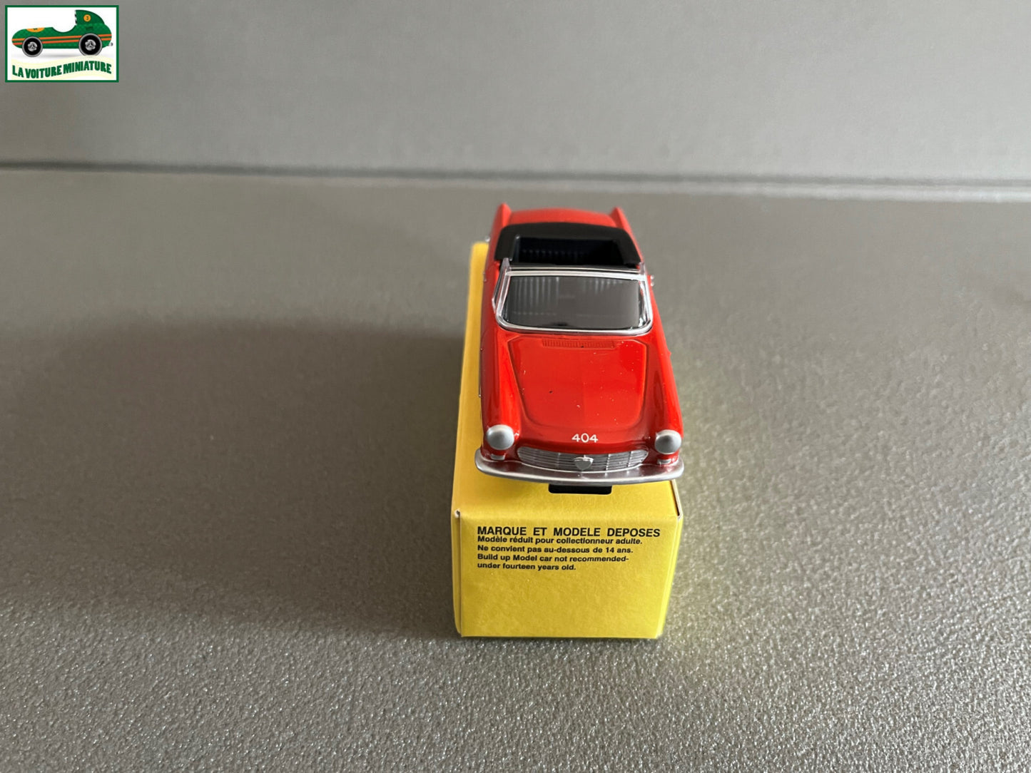 Voiture Miniature Peugeot 404 Quiralu Réédition au 1/43
