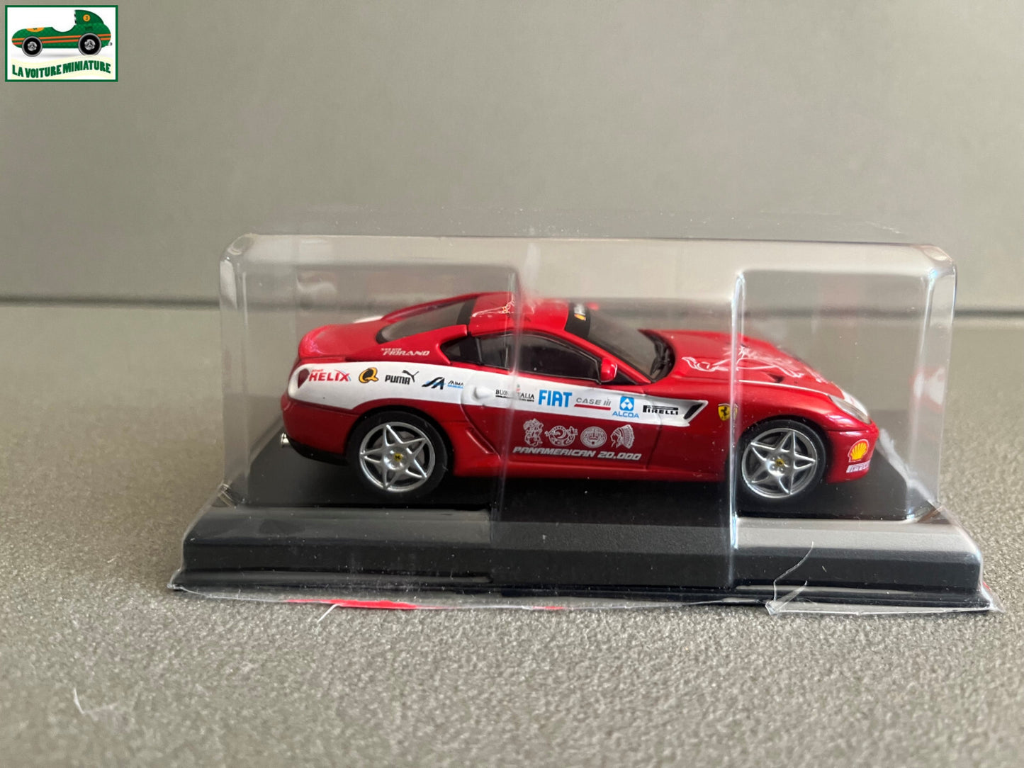 Voiture miniature Collection Ferrari 599 GTB Fiorano Panamerican Tour Ixo 1/43