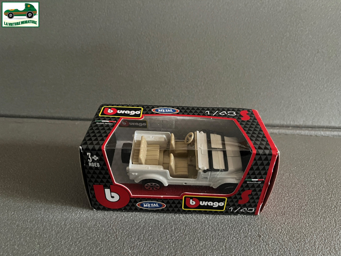 Voiture Miniature Jeep Wrangler Burago au 1/43