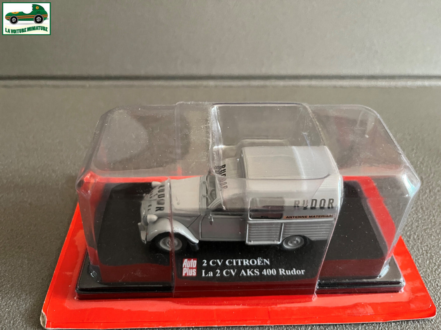 Voiture miniature Citroen 2cv 2 cv AKS 400 Rudor Auto Plus Hachette 1/43