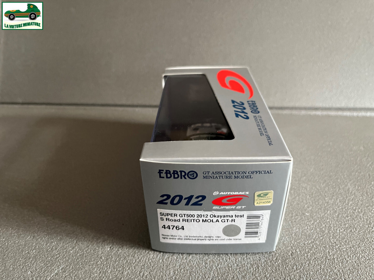 Voiture Miniature S Road Reito Mola GT-R SGT500 2012 Ebbro au 1/43