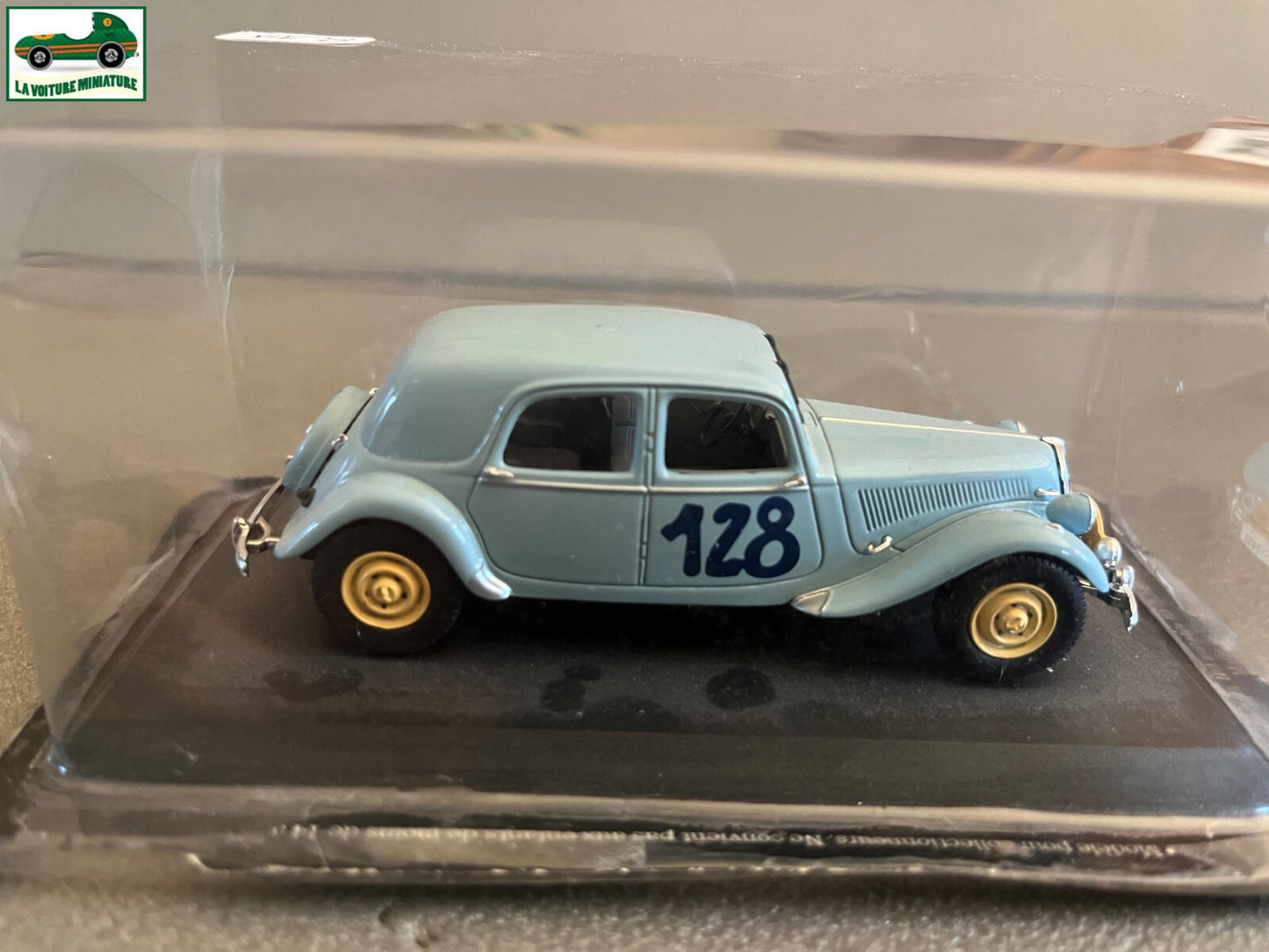 Voiture Miniature Citroen Traction Avant 15 Six Rallye Sestrières 1951 au 1/43
