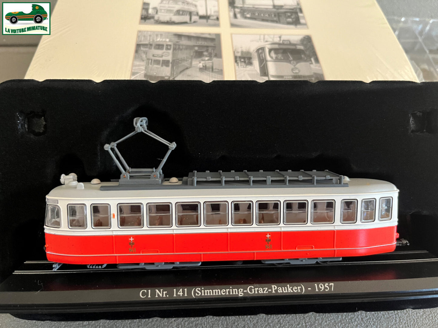 Voiture Miniature Tramway C1 Nr. 141 1957 Ixo Atlas au 1/87