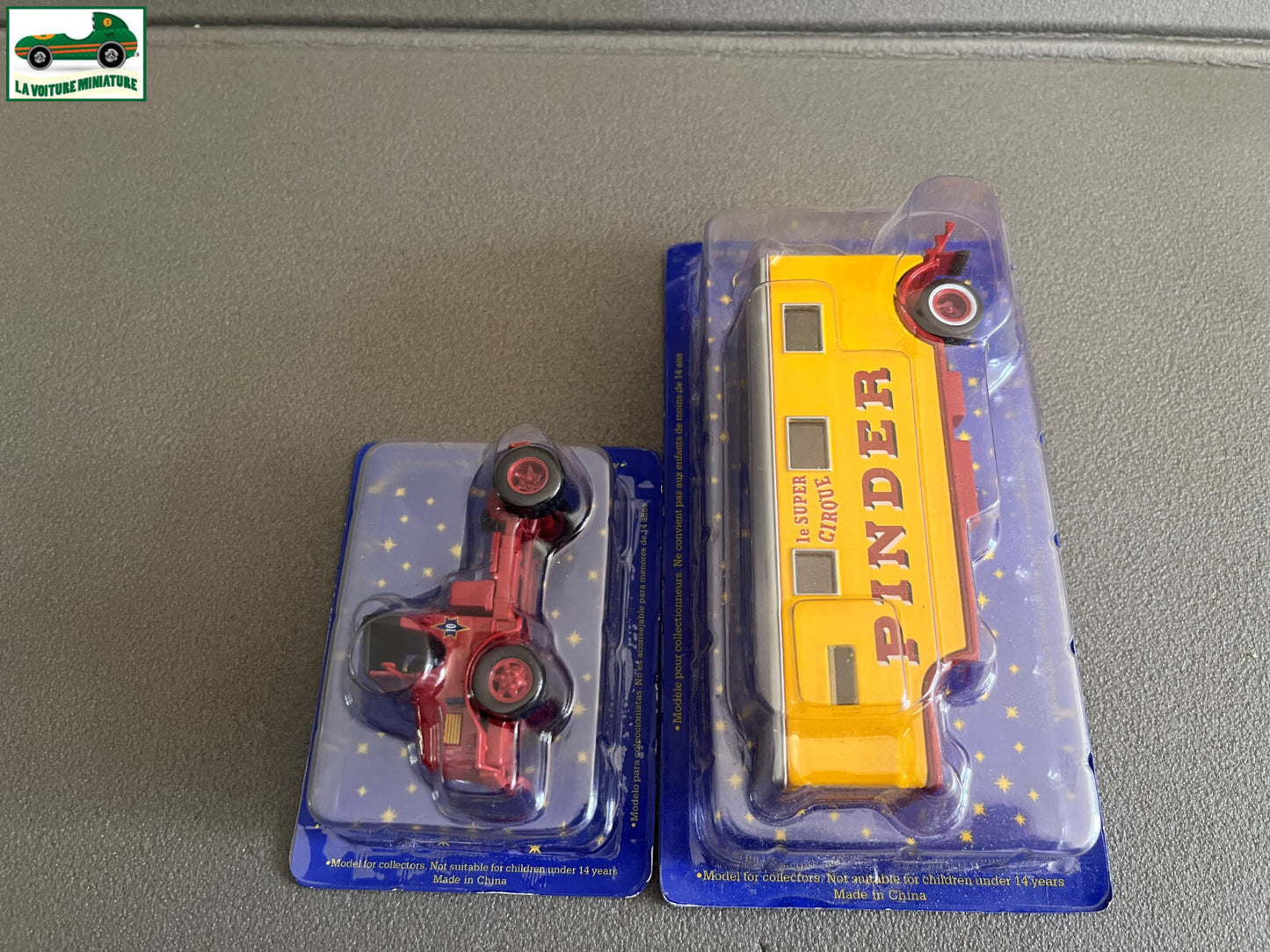 Voiture Miniature Tracteur Marmon Remorque FRUEHAUF Cirque Pinder Altaya 1/64