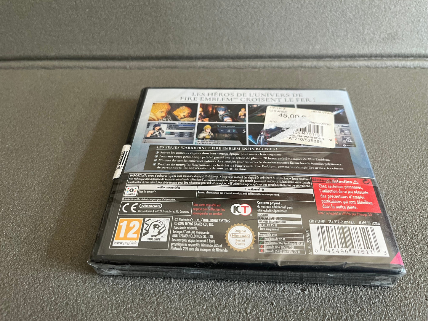 Collection Cartouche Jeux Video Fire Emblem Warrios New Nintendo 3DS Blister