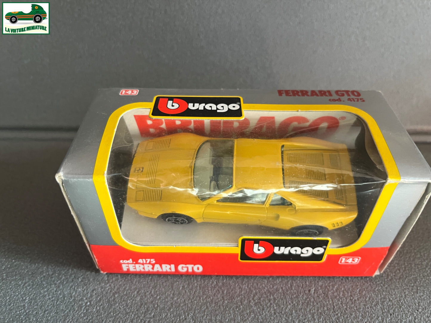 Voiture miniature Collection Ferrari GTO cod 4175 Burago 1/43