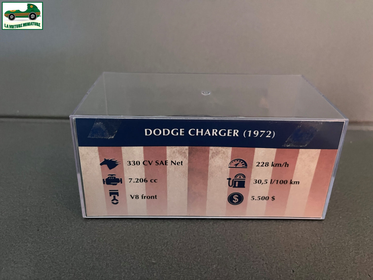 Voiture Miniature American Cars Dodge Charger 1972 Altaya 1/43