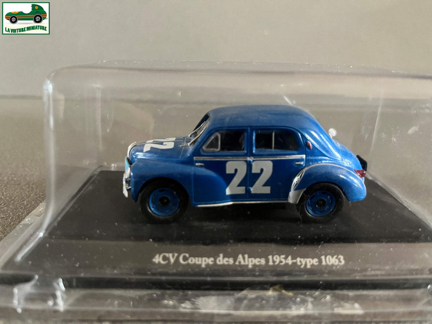 Voiture Miniature Renault 4CV Coupe des Alpes 1954 Eligor au 1/43