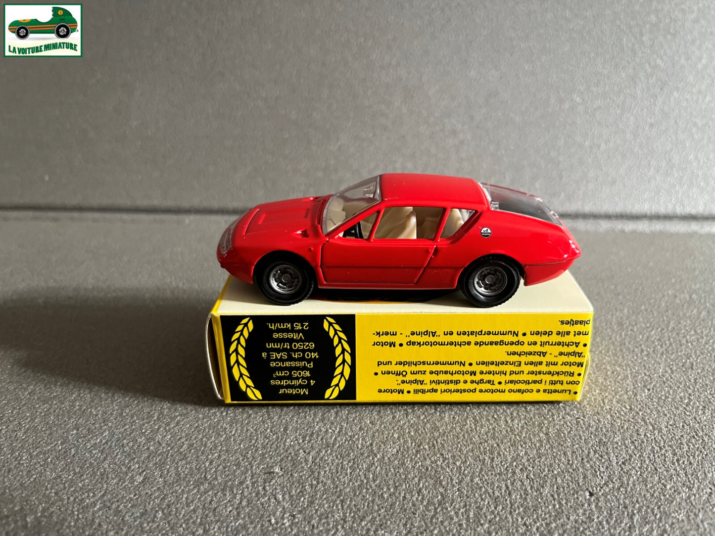 Voiture miniature Renault Alpine A310 1411 Dinky Toys Atlas