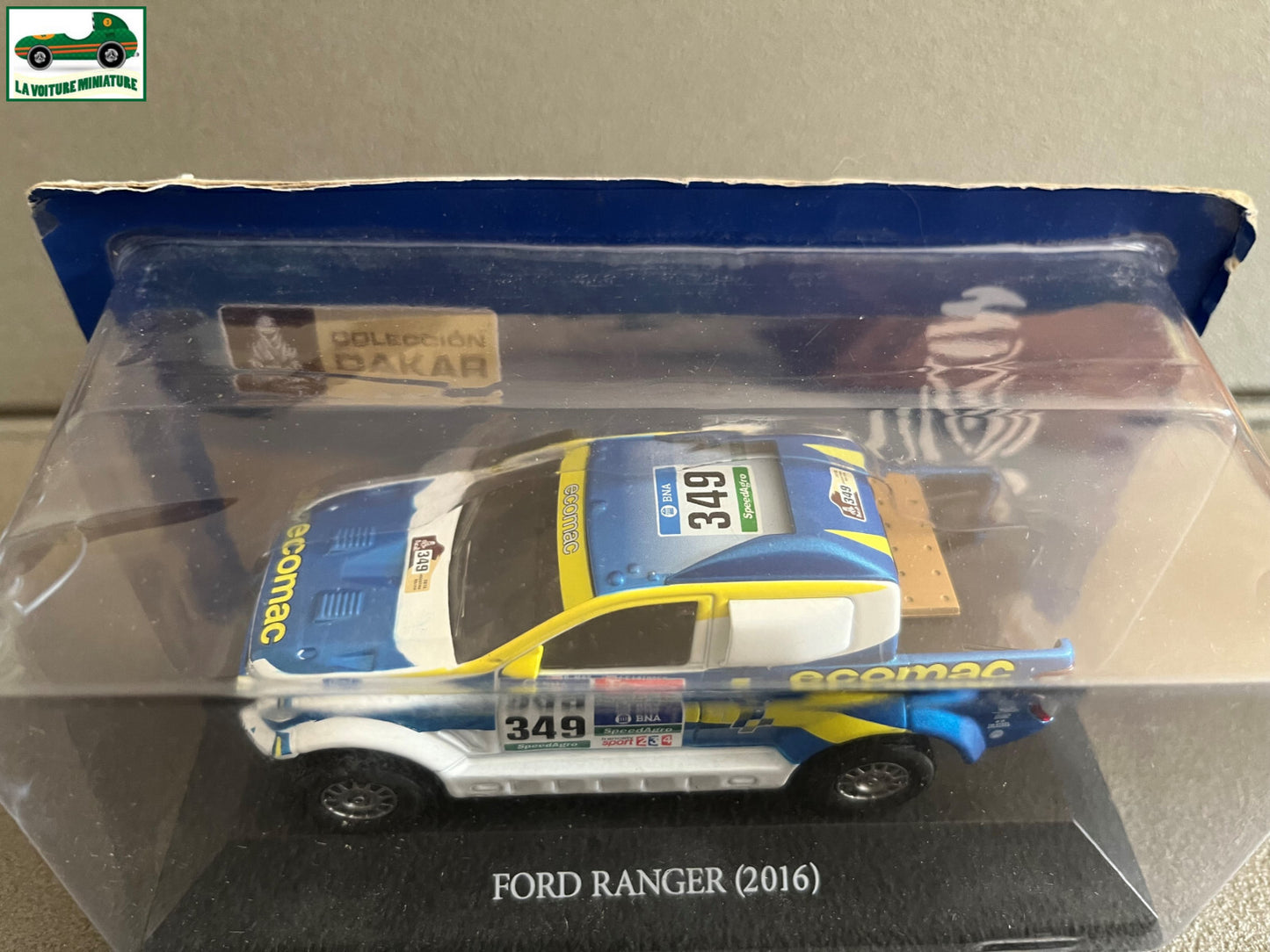 Voiture miniature Ford Ranger 2016 Rallye Paris Dakar au 1/43