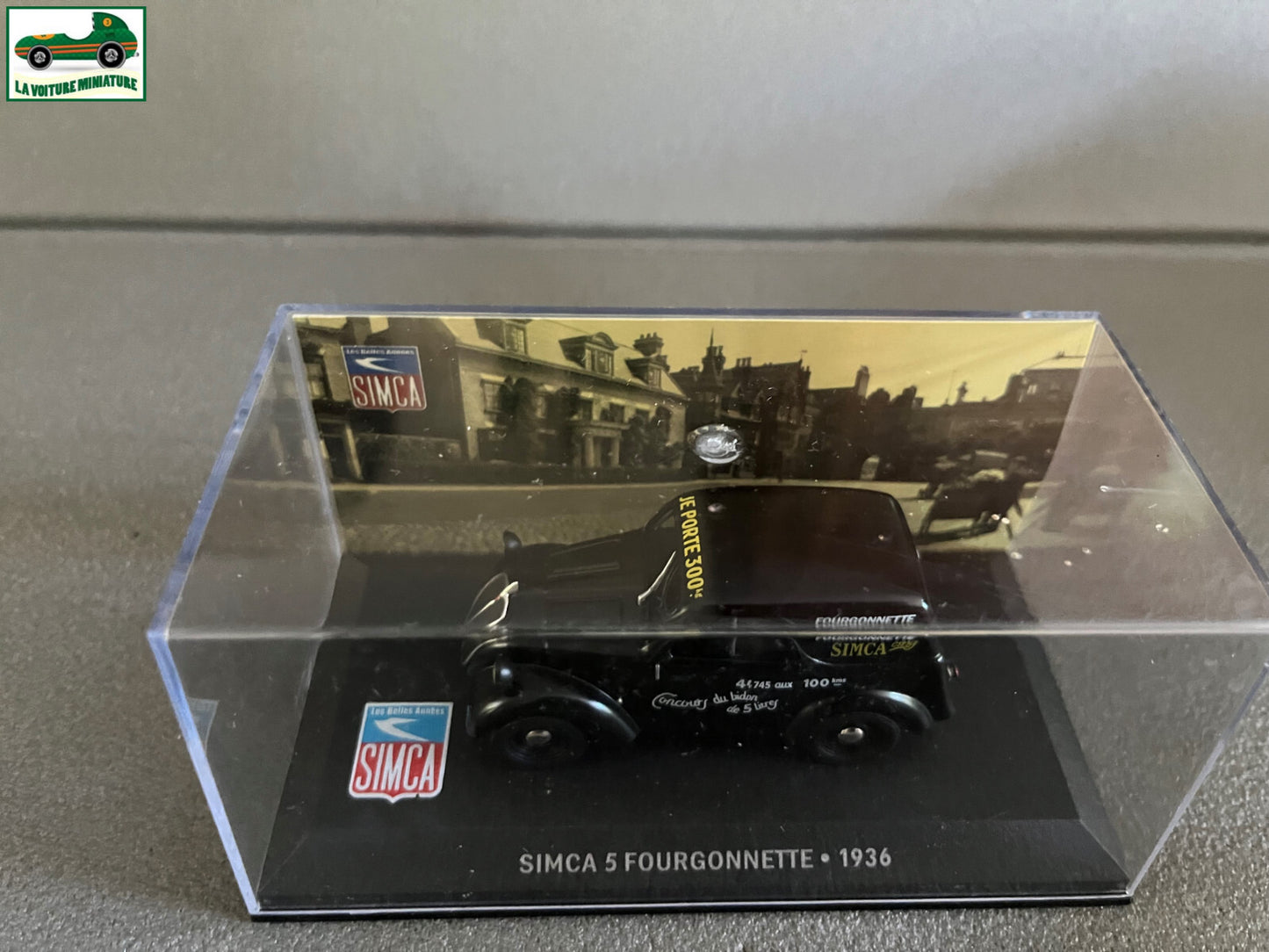 Voiture Miniature Simca 5 Fourgonnette 1936 Altaya au 1/43