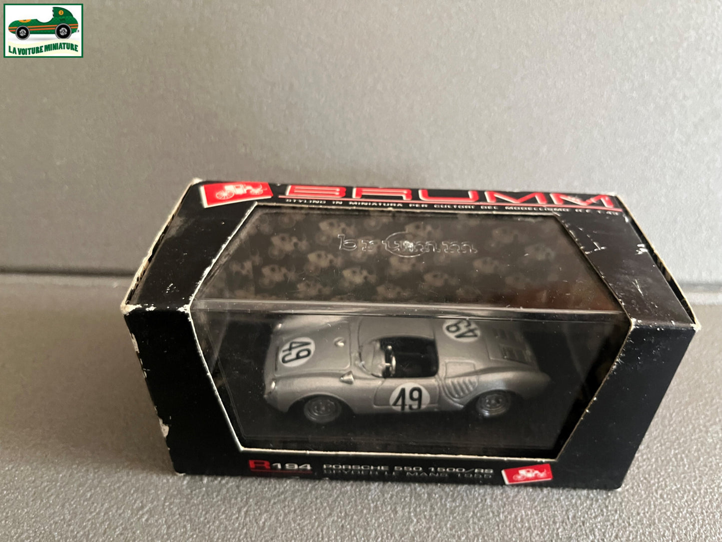 Voiture Miniature Porsche 500 1500/RS Spyder Le Mans Brumm Italy au 1/43