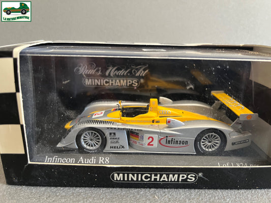 Voiture miniature Infineon Audi R8 Sebring 2002 12 hours Minichamps 1/43