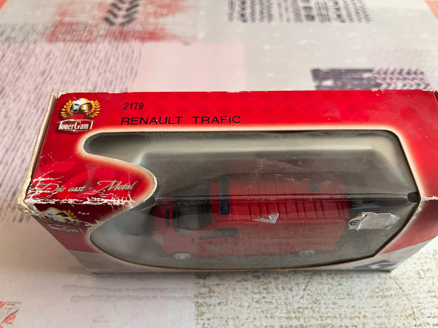 Voiture Miniature Pompiers Camion Renault Trafic 2179 Solido TonerGam 1/50