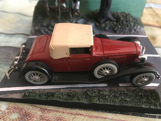 Voiture Miniature Diorama Campagne N15 + Cord L 29 Solido au 1/43