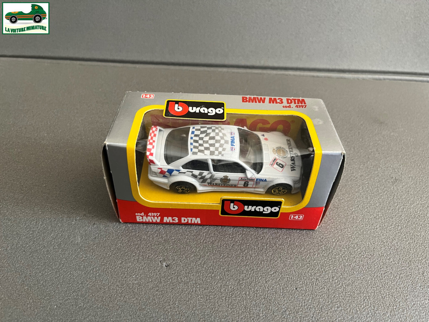 Voiture miniature Burago BMW M3 DTM 4197 au 1/43