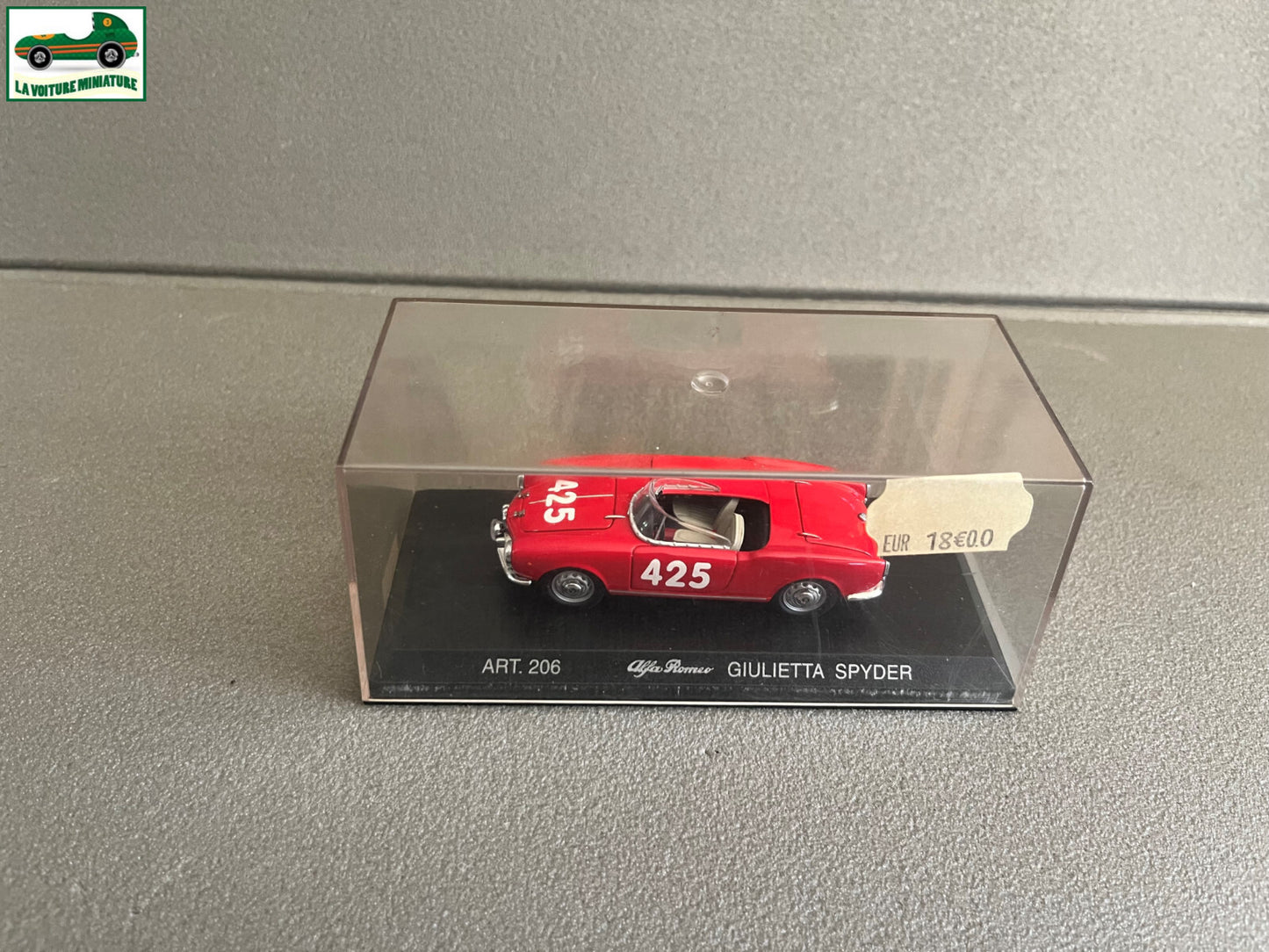 Voiture miniature Alfa Romeo Giulietta Spyder Detail Cars 206 au 1/43