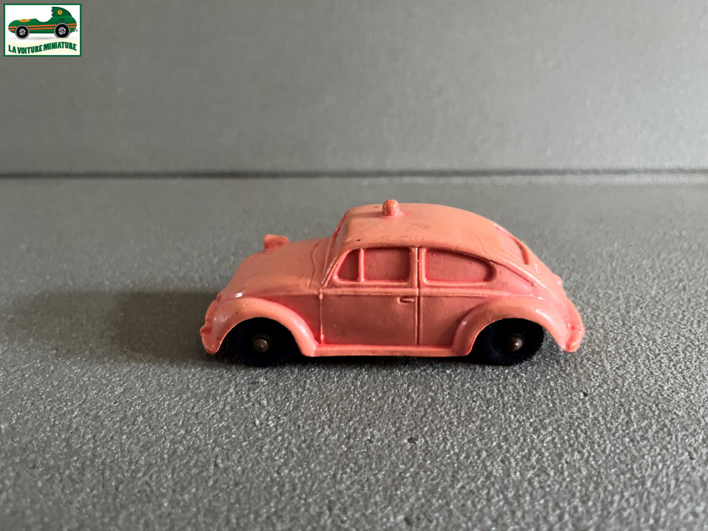 Voiture Miniature Ancien Volkswagen Cox Tomte Lardal Norway Plastique Gomme 1/43