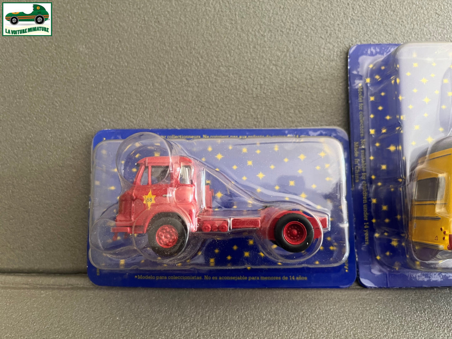 Voiture Miniature Tracteur Saviem Remorque Podium Cirque Pinder Altaya 1/64